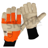 Gants tronçonneuse Kevlar Classe 0 EN381-7 protection main gauche