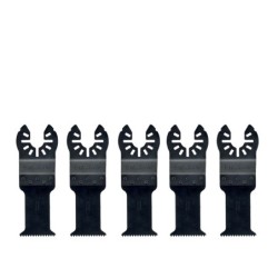 Jeu de 5 lames 30x43mm Bim pour la coupe rapidepour multi-cutter Bois, plaque de plâtre, PV