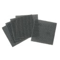 1/4 feuille abrasive velcro - structure en maille duree de vie extra longue x4 115x115mm grain 80