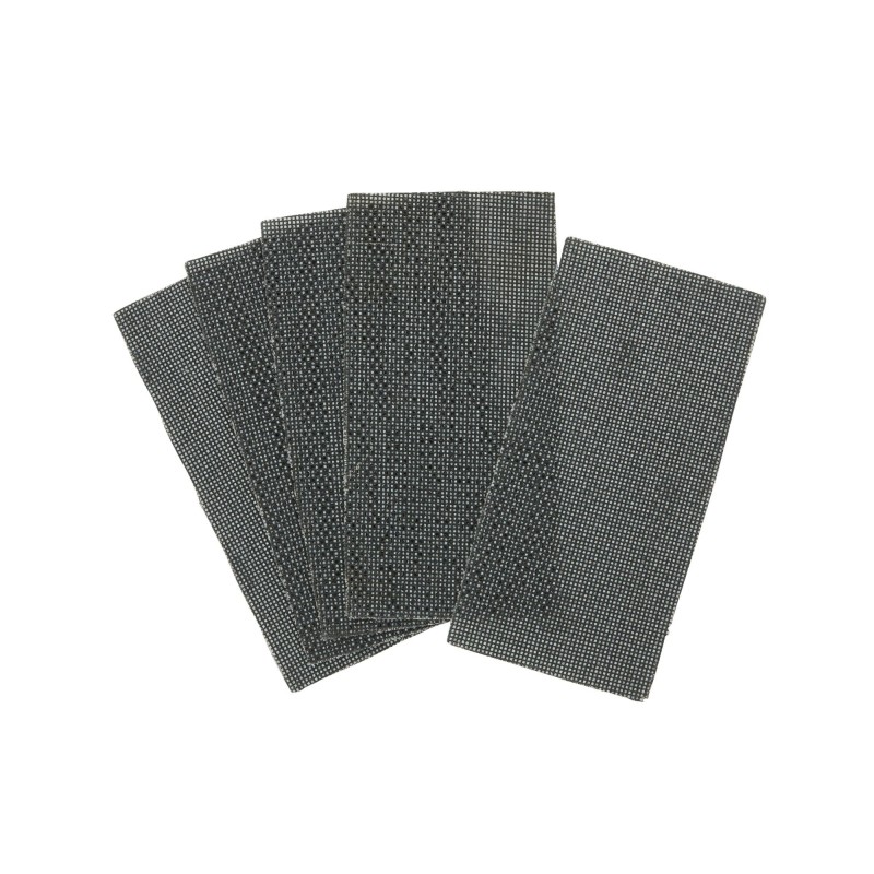 1/3 feuille abrasive velcro - structure en maille duree de vie extra longue x4 93x190mm grain 240