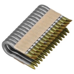 Agrafes crantées éléctro-zinguées 40mm