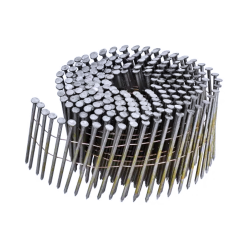 Pointes en rouleau crantées inox 3.1x90mm