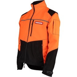 JACKET, PROTECT PRO OR/BL -S
