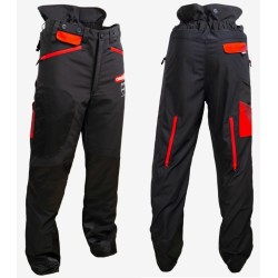 PANTALON WAIPOUA NOIR ET ROUGE 295466