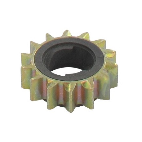Pignon métal 14 dents pour démarreur Briggs & Stratton pour modèles 11, 19, 20, 21, 28, 31, 33.