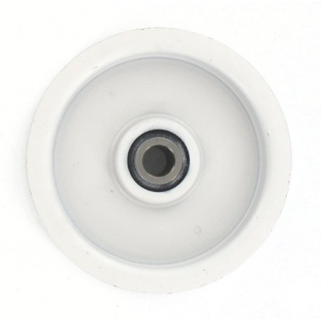 Poulie tendeur à gorge plate avec rebords pour AMF-NOMA, BOLENS, GILSON, JOHN DEERE, MURRAY, SNAPPER, TORO, WHEEL HORSE.