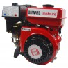 Moteur BERNARD 7ch-OHV 213cc. axe horizontal conique, longueur 54mm. Cône à 20%, sortie italienne type Lombardini.