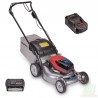PACK-HRG466XBSEEA tondeuse 45 cm tractée Mulching HONDA 2020 avec batterie 4 ah  et chargeur