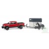 Power Wagon avec van pour chevaux RAM 2500 Bruder