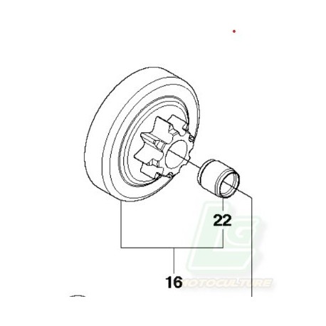 Tambour d embrayage Husqvarna